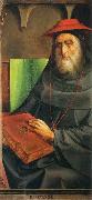 Justus van Gent Cardinal Bessarione painting